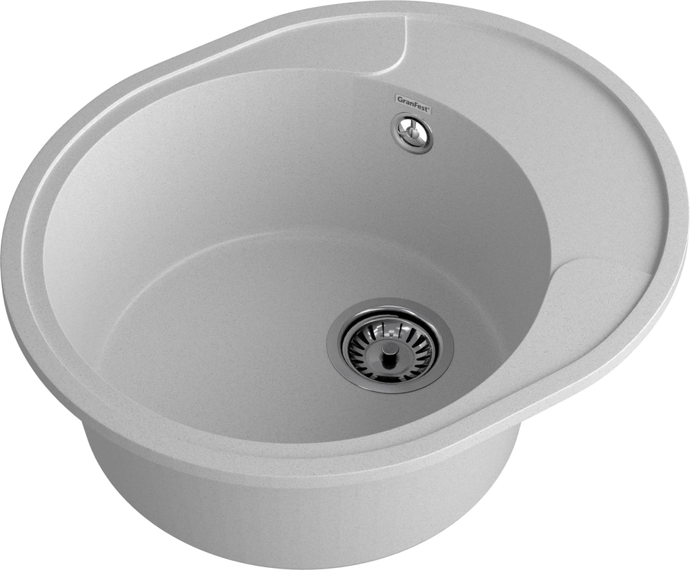 GranFest URBAN GF-UR-857L, мойка, гранит, серый