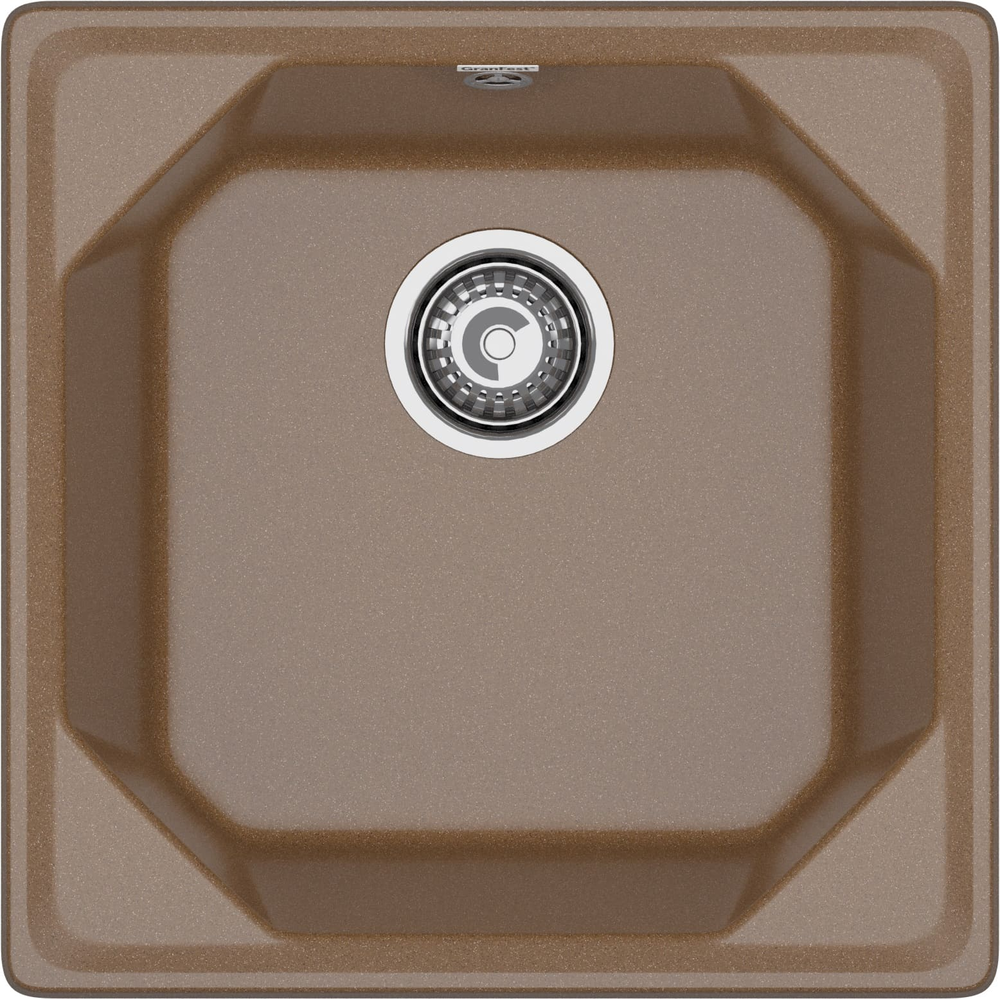 GranFest UNIQUE U-500, мойка, мрамор, терракот