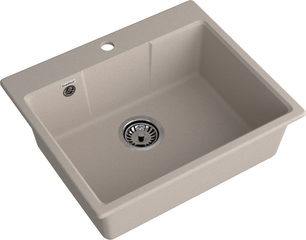GranFest URBAN GF-UR-658, мойка, гранит, песочный