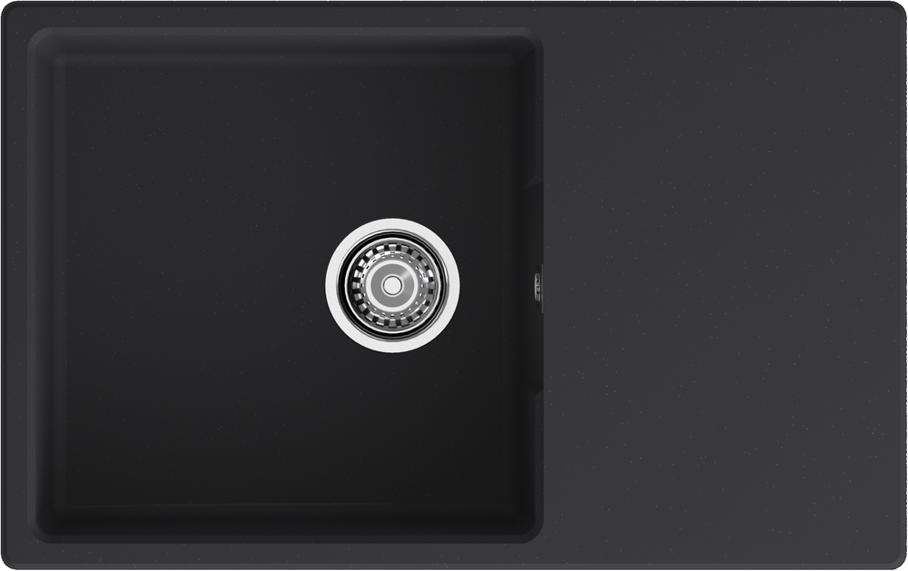 GranFest URBAN 678L, мойка, гранит, черный