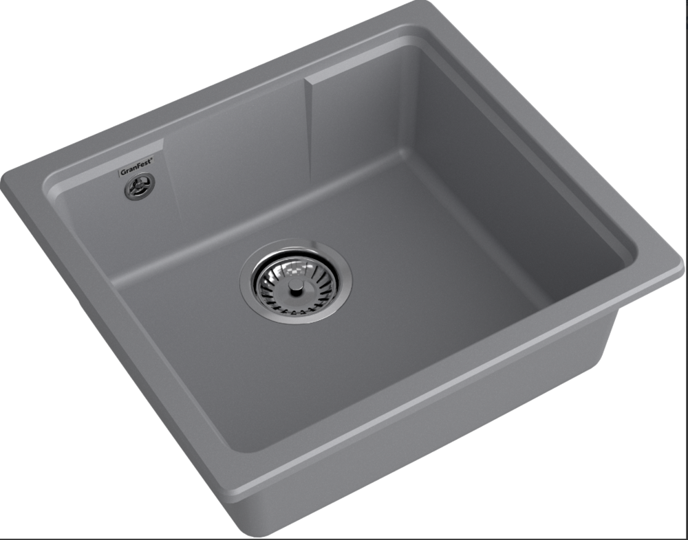 GranFest URBAN 4550, мойка, гранит, темно-серый