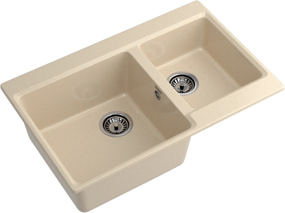 GranFest LEVEL GF-LV-780K, мойка, мрамор, кашемир