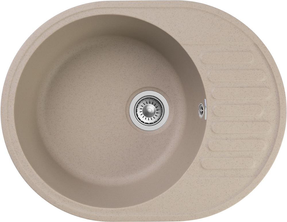 GranFest QUARZ GF-Z58, мойка, гранит, песочный