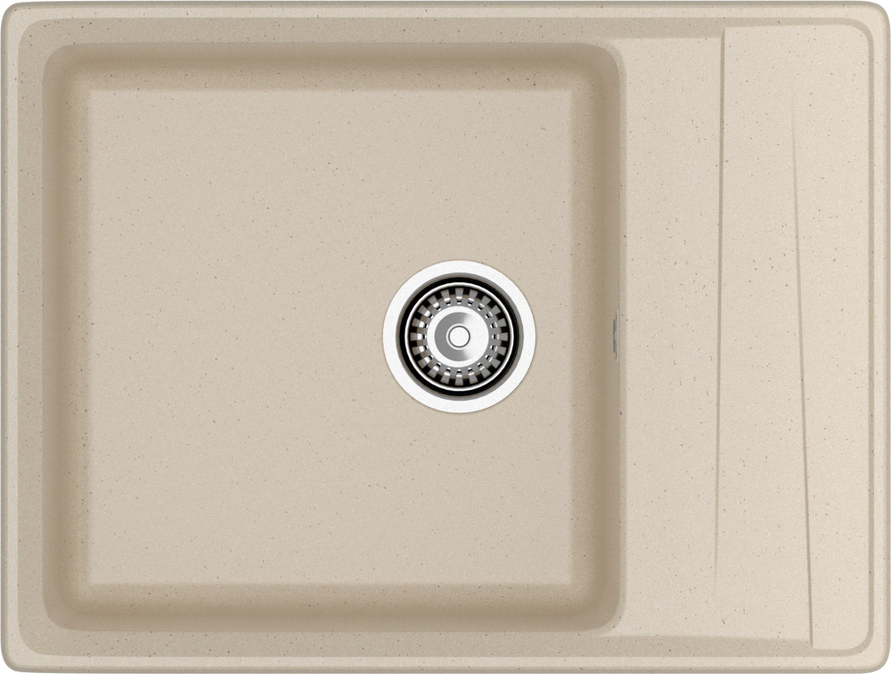 GranFest LEVEL GF-LV-660L, мойка, мрамор, кашемир