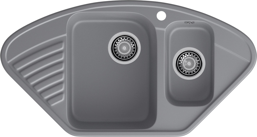 GranFest QUARZ GF-Z14, мойка, гранит, темно-серый