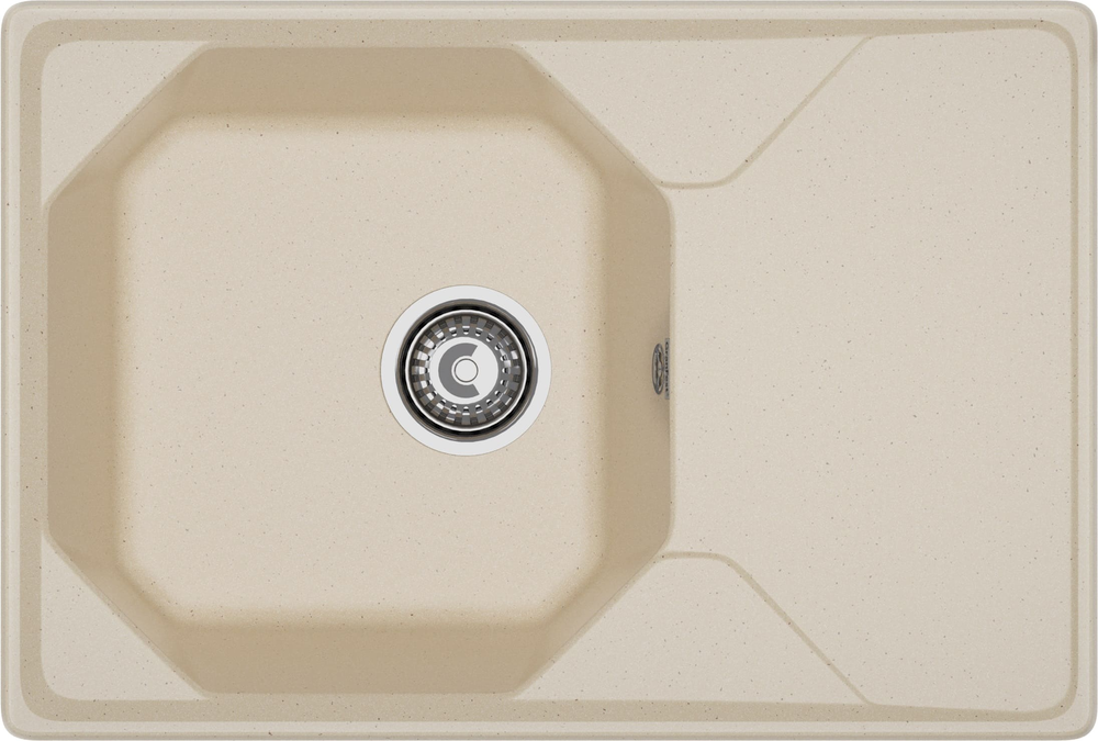 GranFest UNIQUE GF-U-740L, мойка, мрамор, кашемир