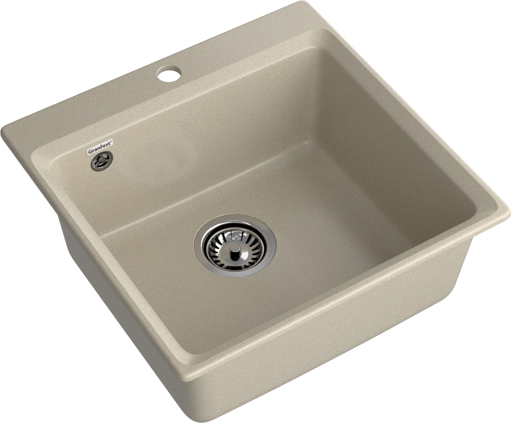 GranFest LEVEL GF-LV-510, мойка, мрамор, топаз