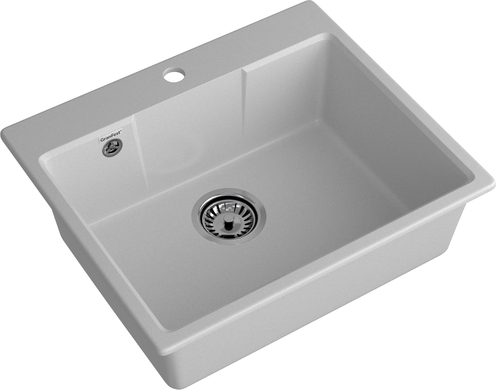 GranFest URBAN GF-UR-658, мойка, гранит, серый