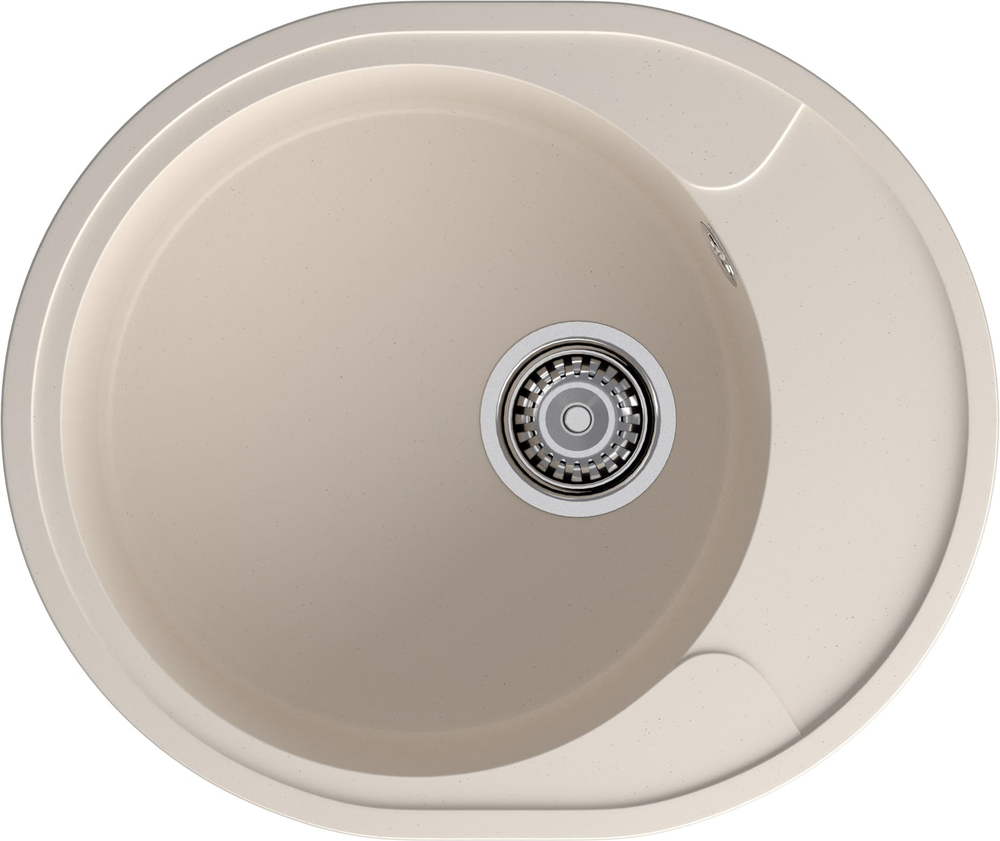 GranFest URBAN GF-UR-857L, мойка, гранит, белый