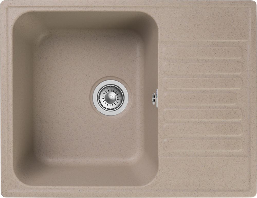 GranFest QUARZ GF-Z13, мойка, гранит, песочный
