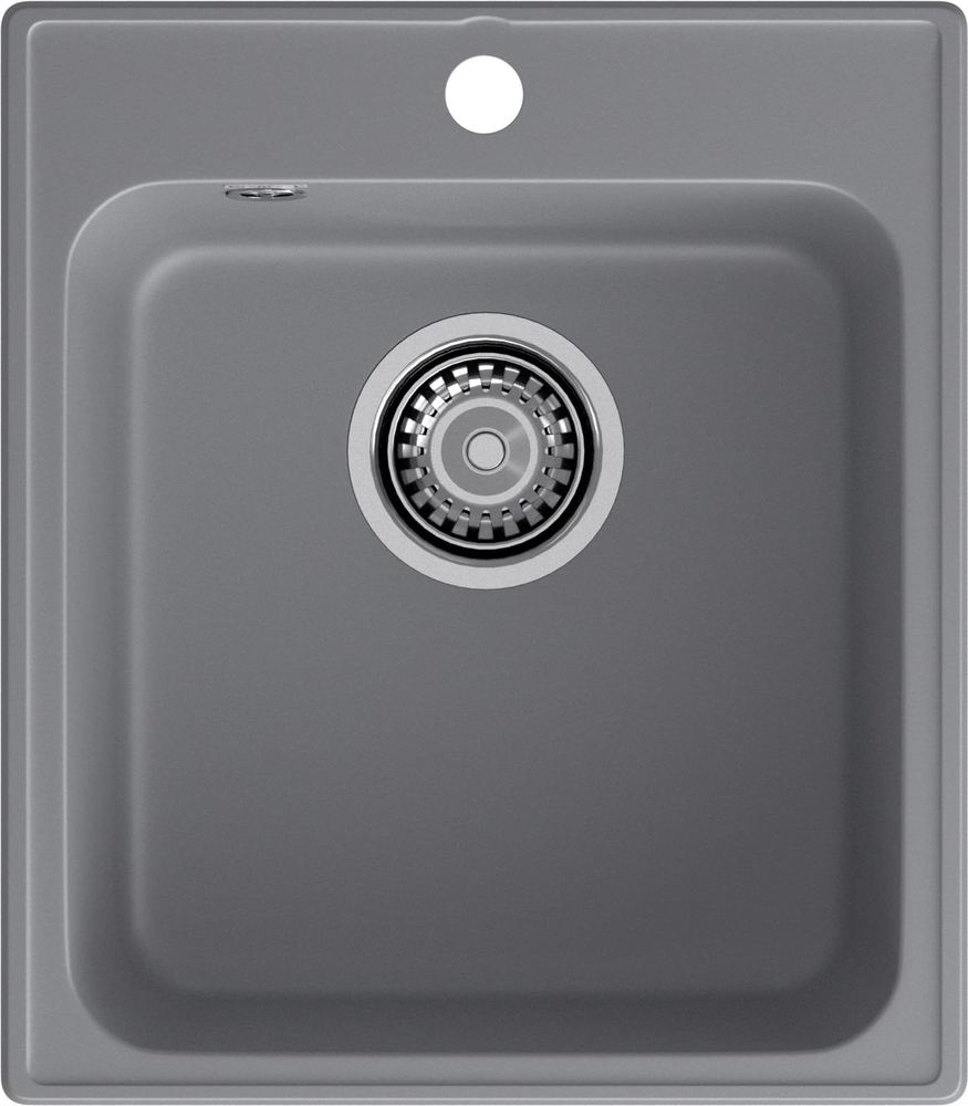 GranFest QUARZ GF-Z17, мойка, гранит, темно-серый