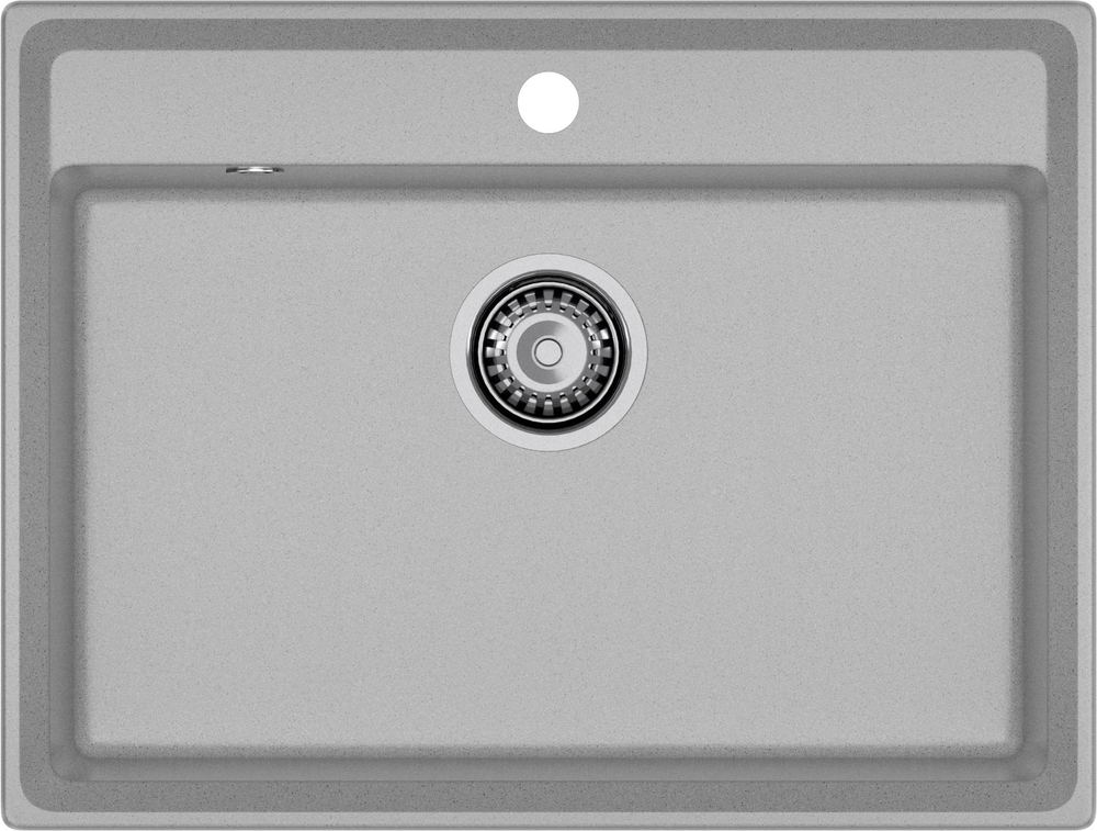 GranFest LEVEL GF-LV-660, мойка, мрамор, cерый