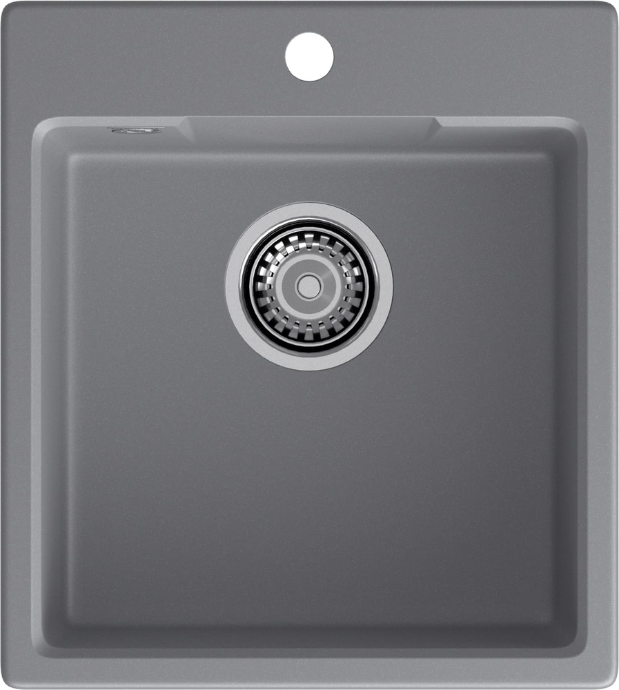 GranFest URBAN GF-UR-644, мойка, гранит, темно-серый