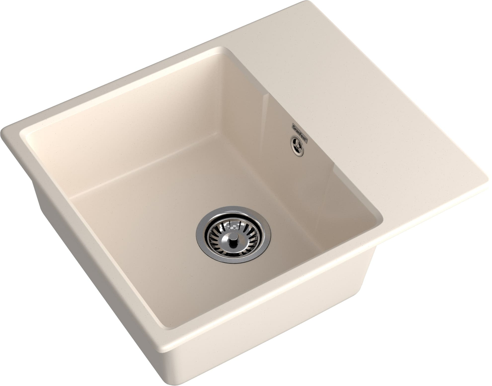 GranFest URBAN GF-UR-658L, мойка, гранит, белый
