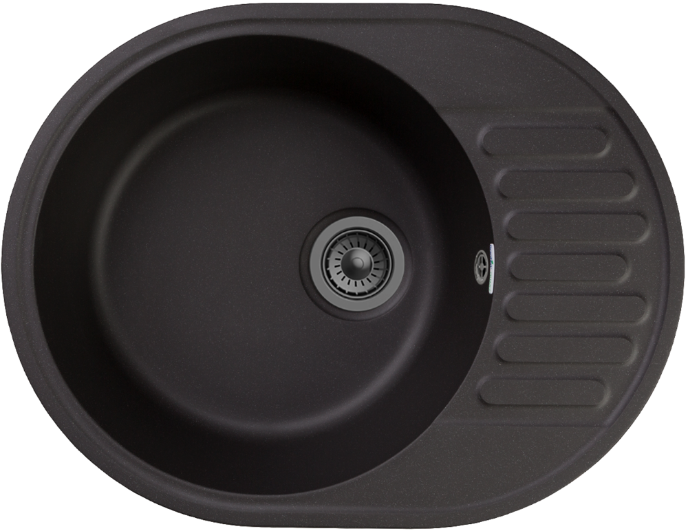 GranFest QUARZ GF-Z58, мойка, гранит, черный