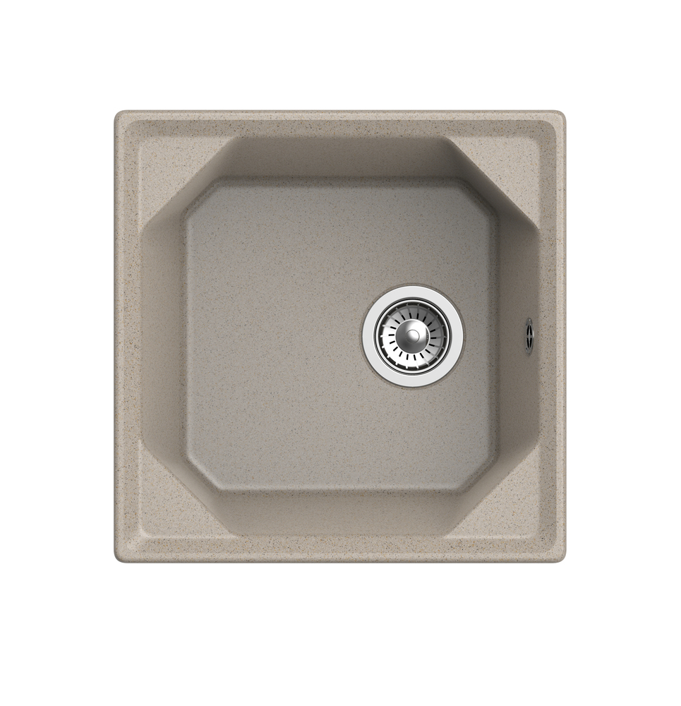 GranFest UNIQUE U-500, мойка, мрамор, песочный