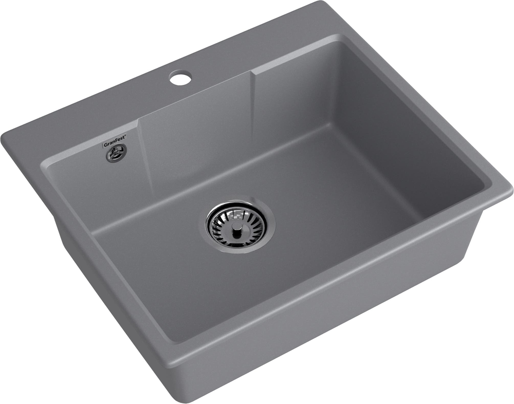 GranFest URBAN GF-UR-658, мойка, гранит, темно-серый