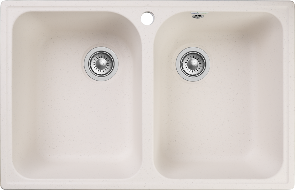 GranFest QUARZ GF-Z15, мойка, гранит, белый