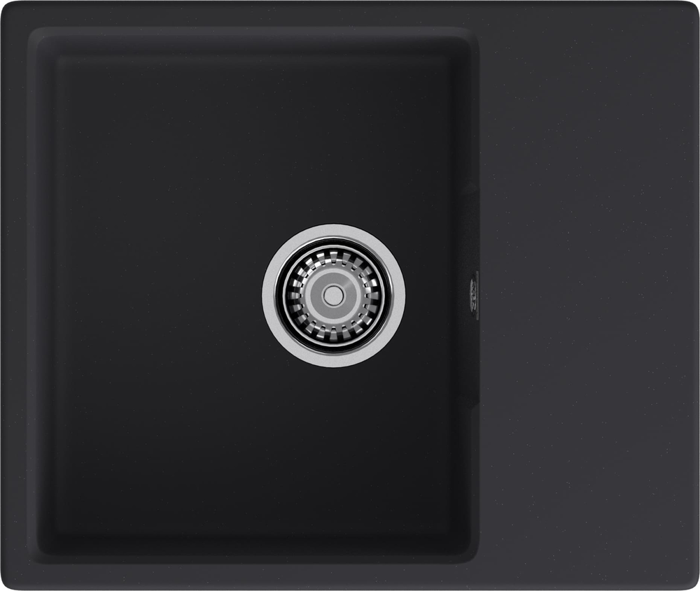 GranFest URBAN GF-UR-658L, мойка, гранит, черный