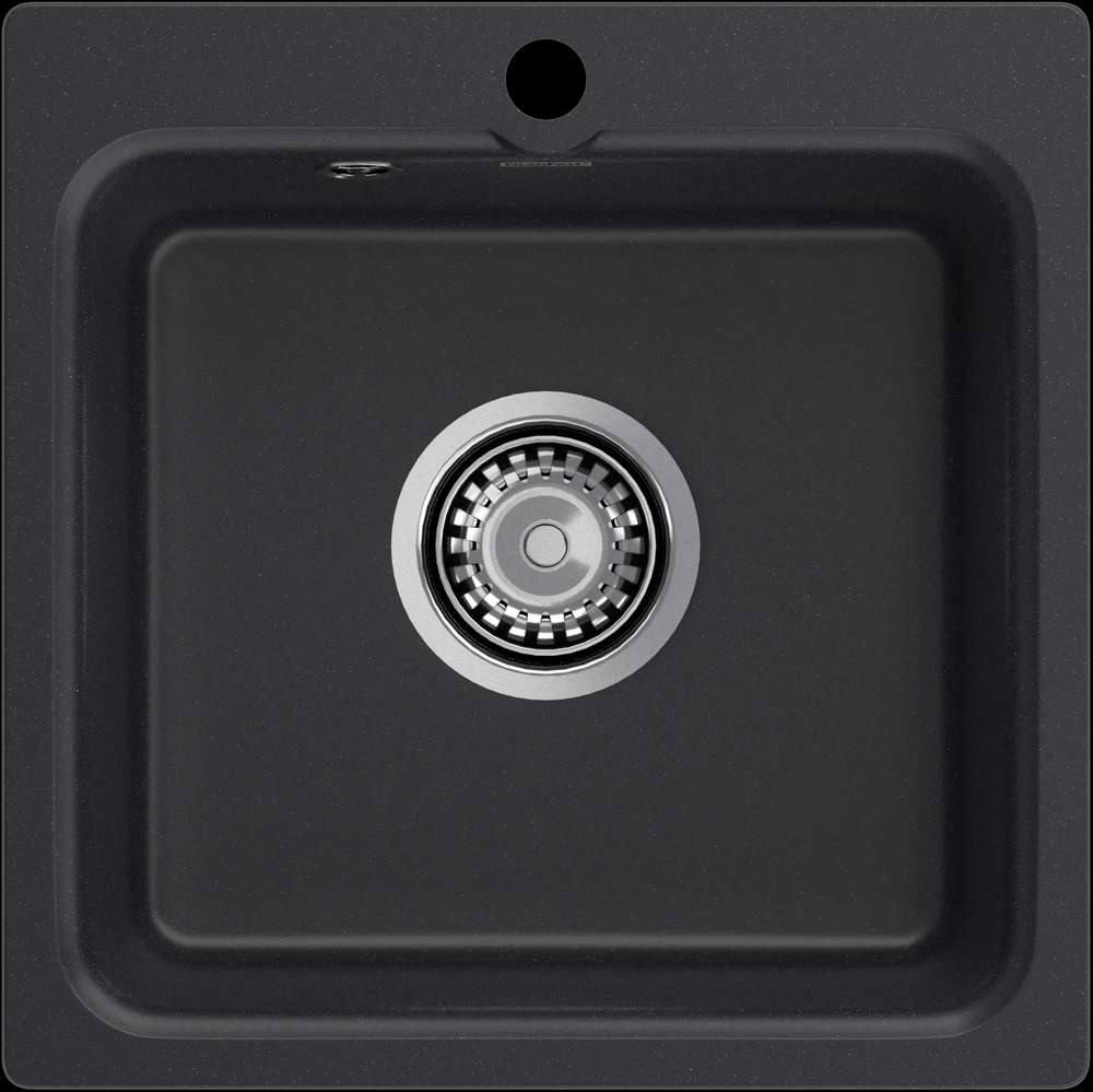 GranFest GF-SMART 430, мойка, мрамор, черный