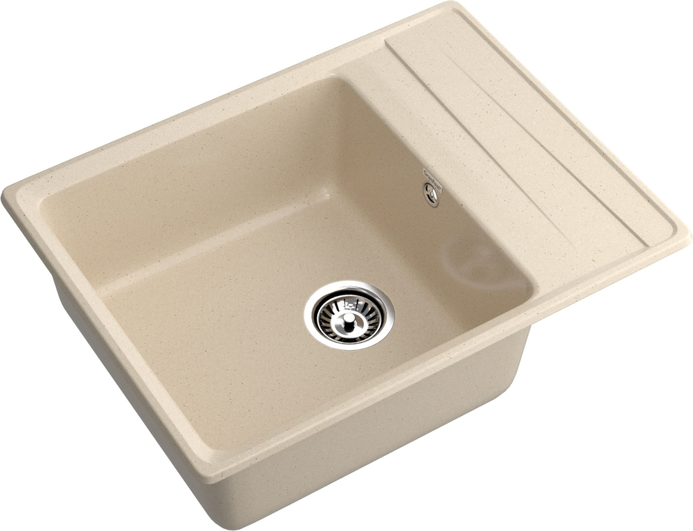 GranFest LEVEL GF-LV-660L, мойка, мрамор, кашемир