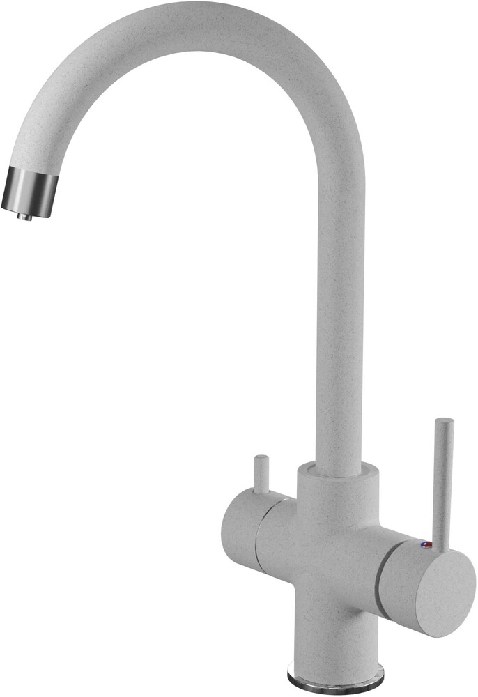 GranFest GF-Z-5422, смеситель, гранит, серый