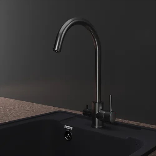 GranFest GF-Z-5420, смеситель, нержавеющая сталь, PVD графит