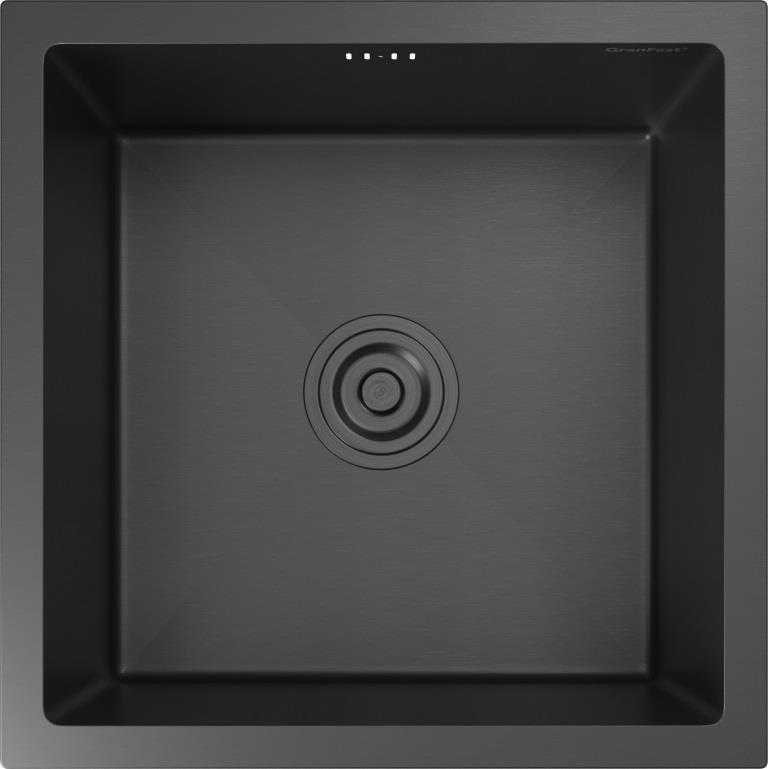 GranFest 4444 PVD, мойка, нержавеющая сталь, графит