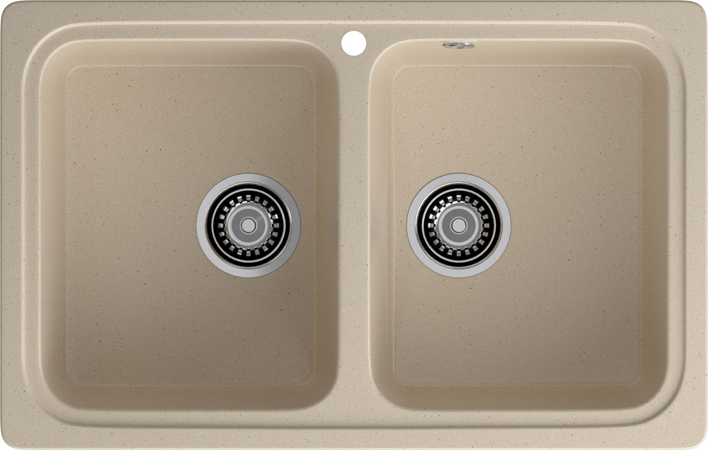 GranFest STANDART GF-S-780 K, мойка, мрамор, кашемир