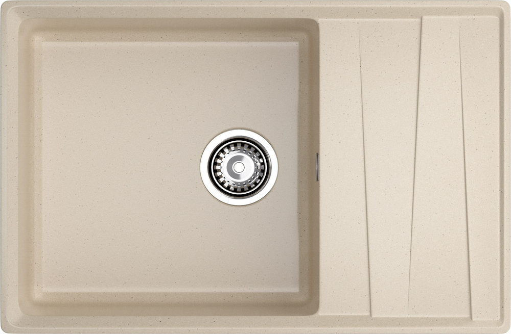 GranFest LEVEL GF-LV-760L, мойка, мрамор, кашемир