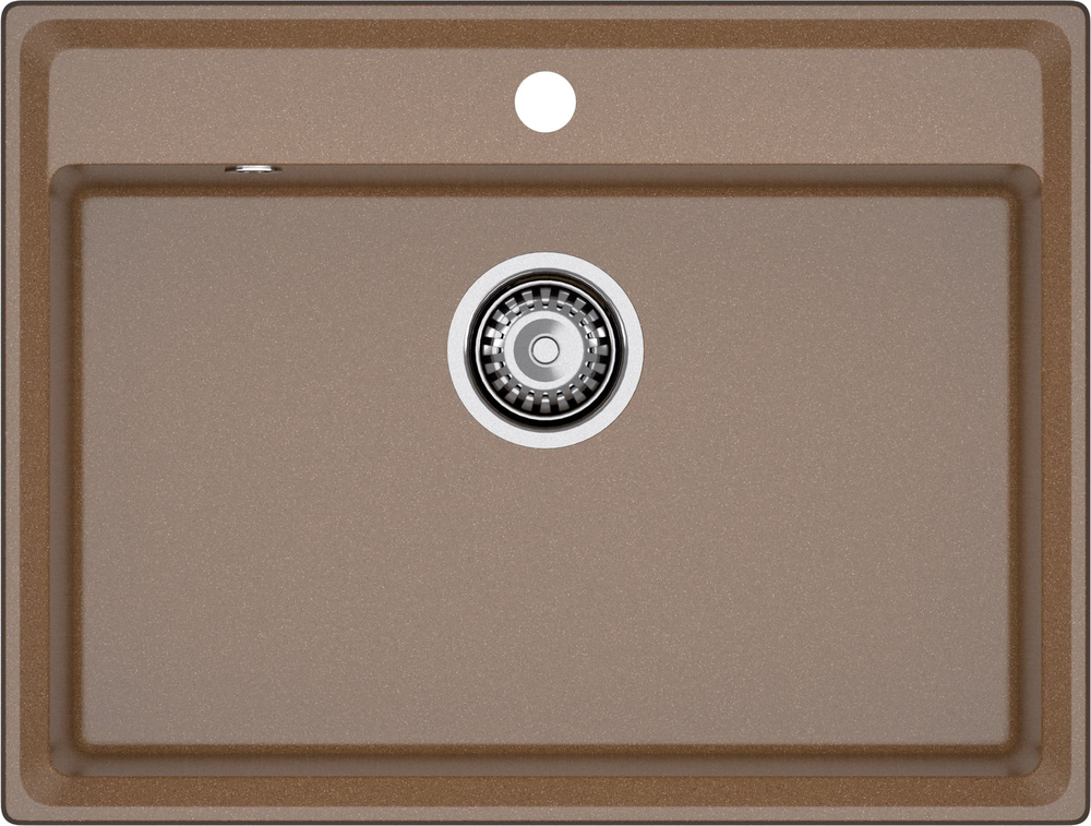 GranFest LEVEL GF-LV-660, мойка, мрамор, терракот