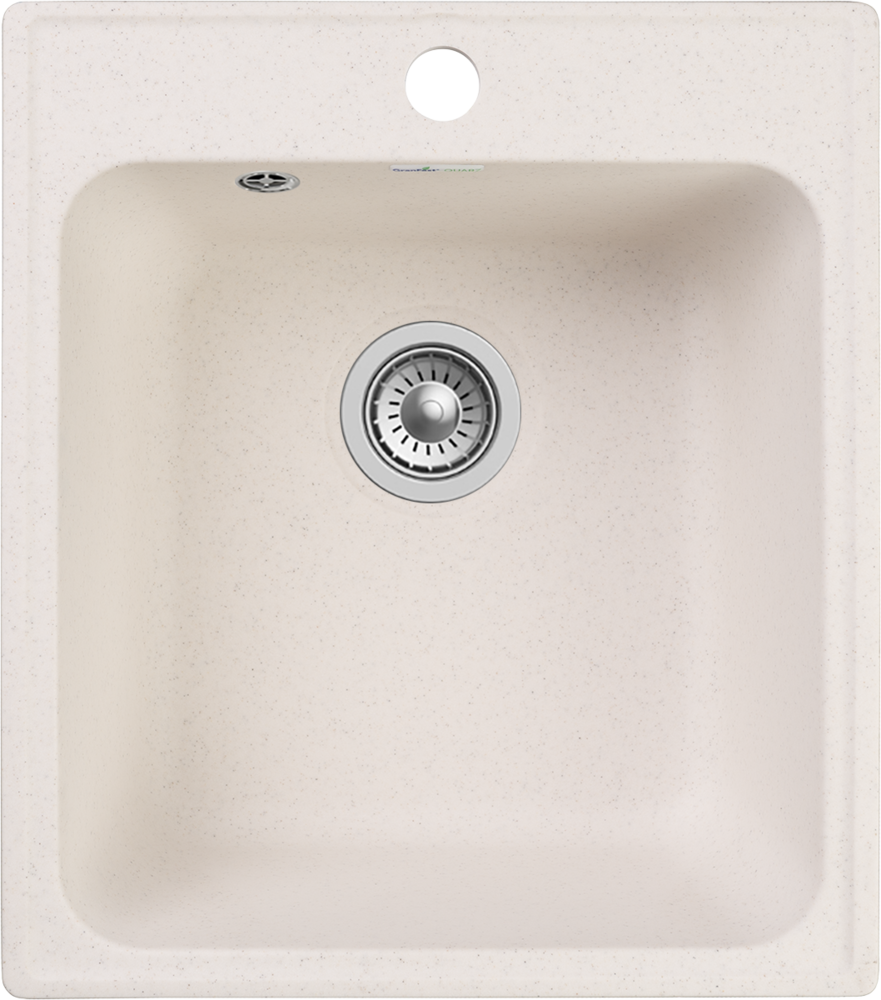 GranFest QUARZ GF-Z17, мойка, гранит, белый