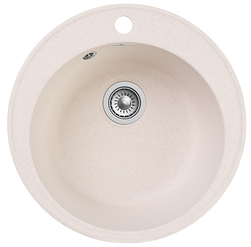 GranFest QUARZ GF-Z08, мойка, гранит, белый