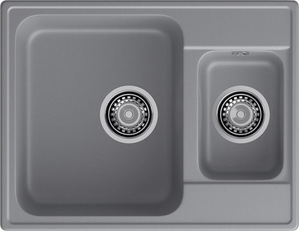 GranFest QUARZ GF-Z09, мойка, гранит, темно-серый