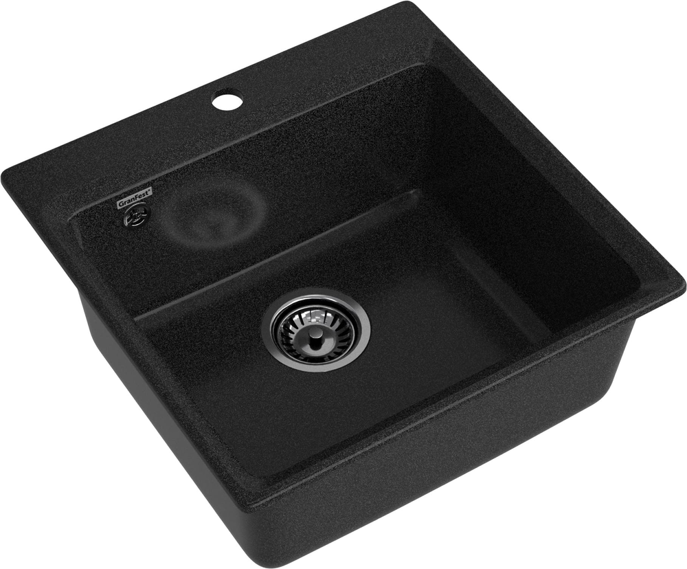 GranFest LEVEL GF-LV-510, мойка, мрамор, графит
