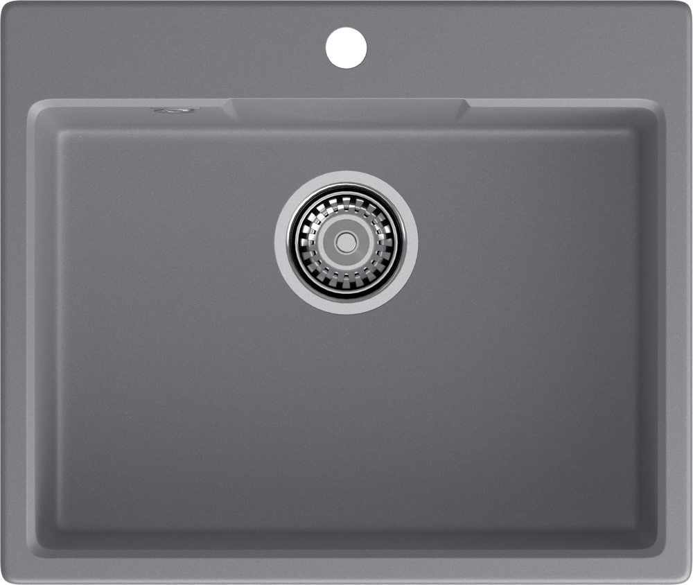 GranFest URBAN GF-UR-658, мойка, гранит, темно-серый