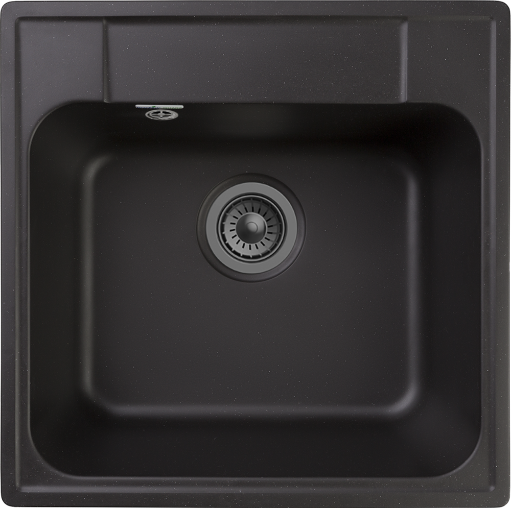 GranFest QUARZ GF-Z48, мойка, гранит, черный