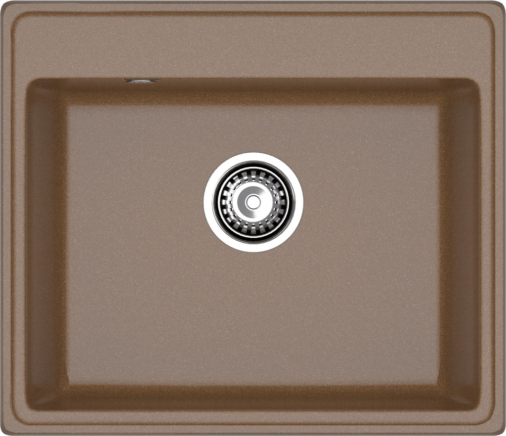 GranFest VERTEX GF-V-580, мойка, мрамор, терракот