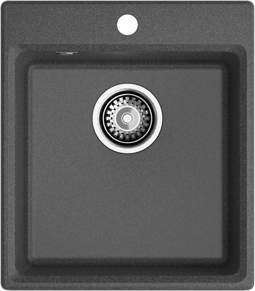 GranFest LEVEL GF-LV-420, мойка, мрамор, графит