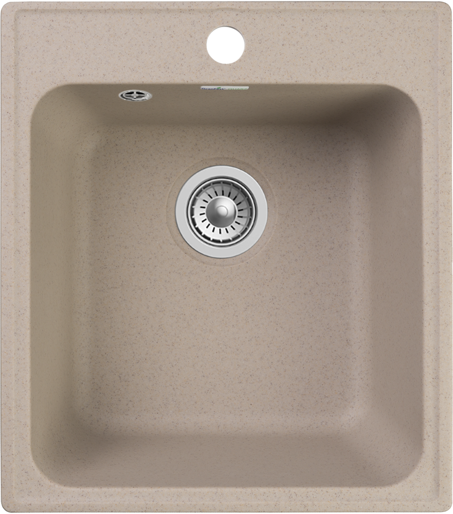 GranFest QUARZ GF-Z17, мойка, гранит, песочный