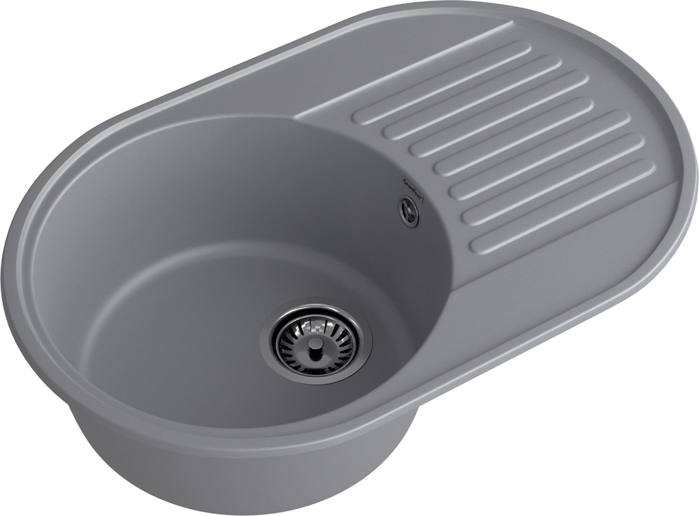 GranFest QUARZ GF-Z18, мойка, гранит, темно-серый