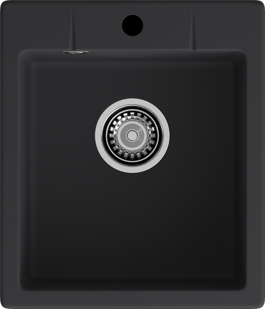 GranFest URBAN 242, мойка, гранит, черный
