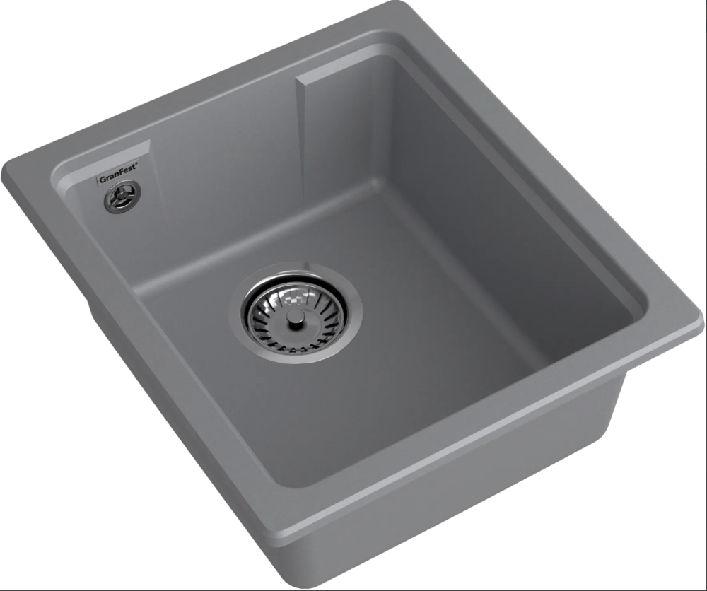 GranFest URBAN 4540, мойка, гранит, темно-серый