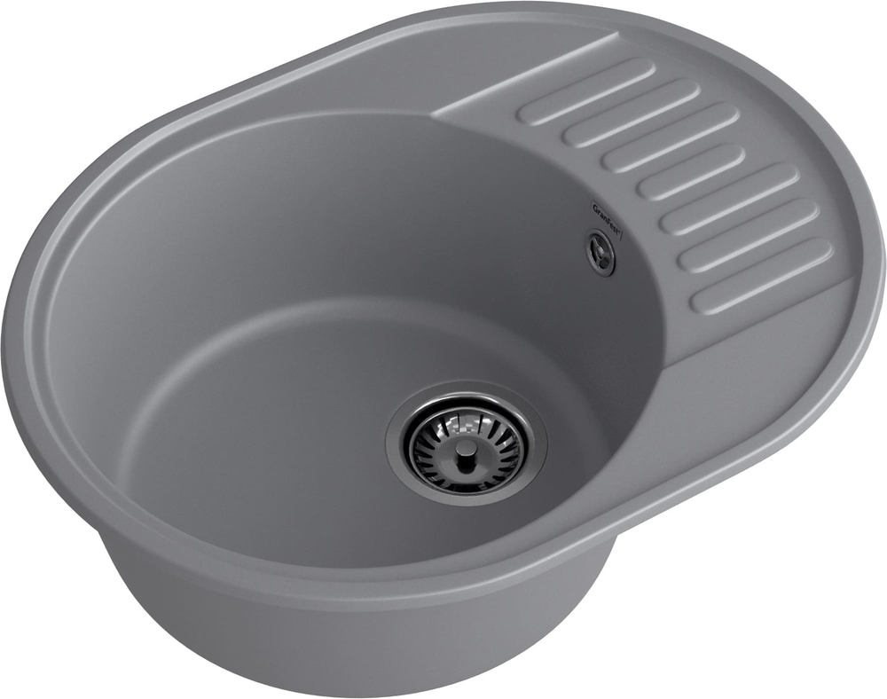 GranFest QUARZ GF-Z58, мойка, гранит, темно-серый