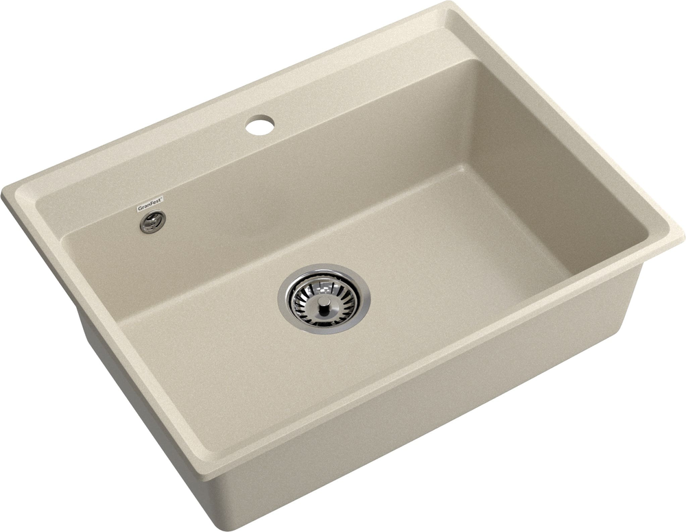 GranFest LEVEL GF-LV-660, мойка, мрамор, топаз