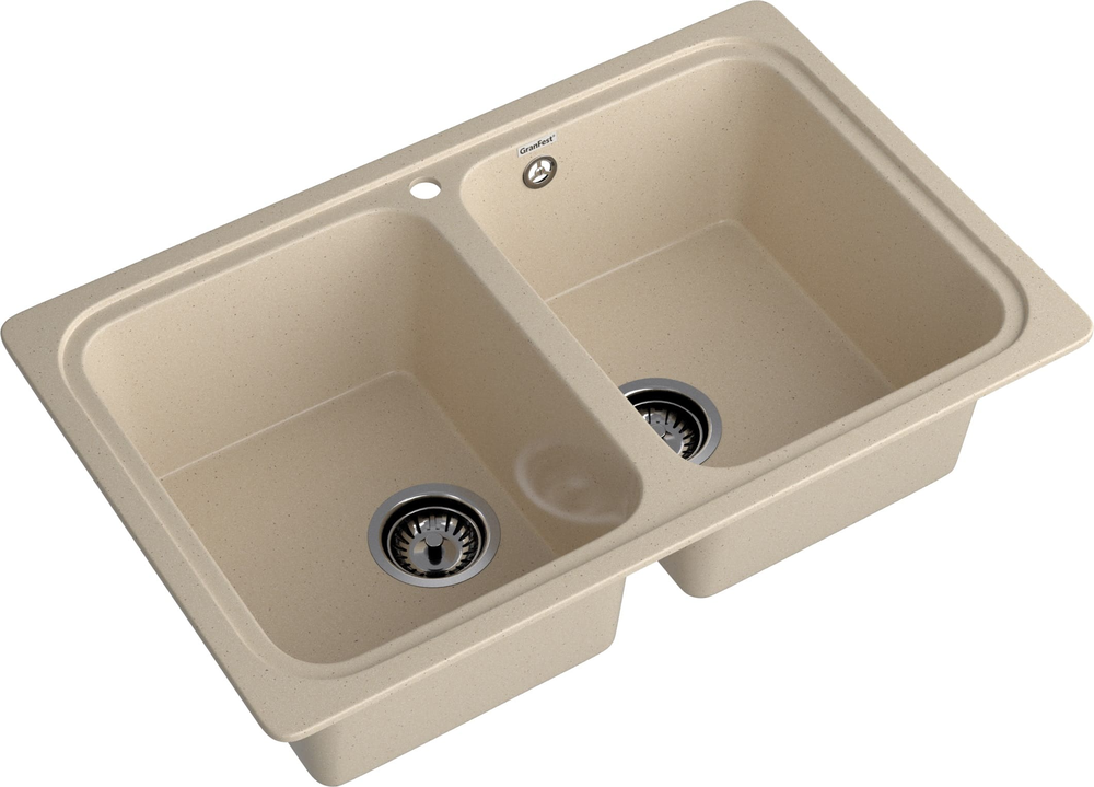 GranFest STANDART GF-S-780 K, мойка, мрамор, кашемир