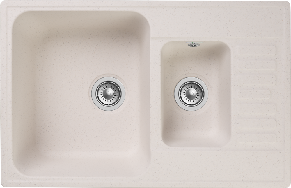 GranFest QUARZ GF-Z21K, мойка, гранит, белый