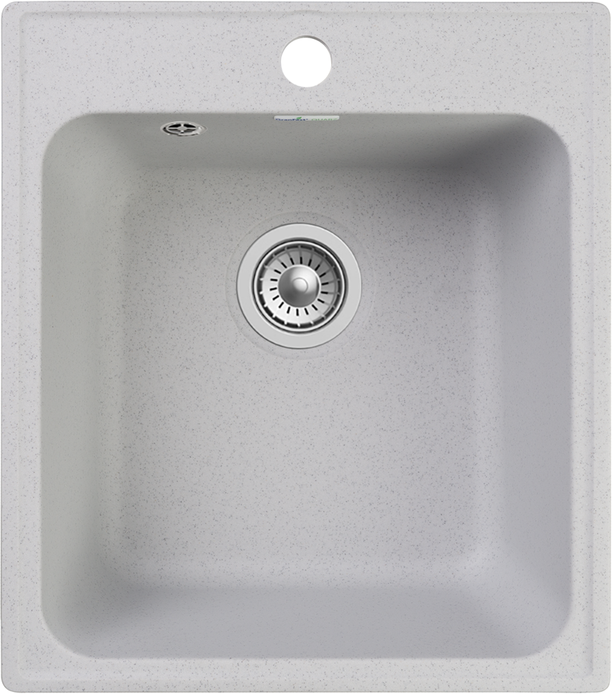 GranFest QUARZ GF-Z17, мойка, гранит, серый