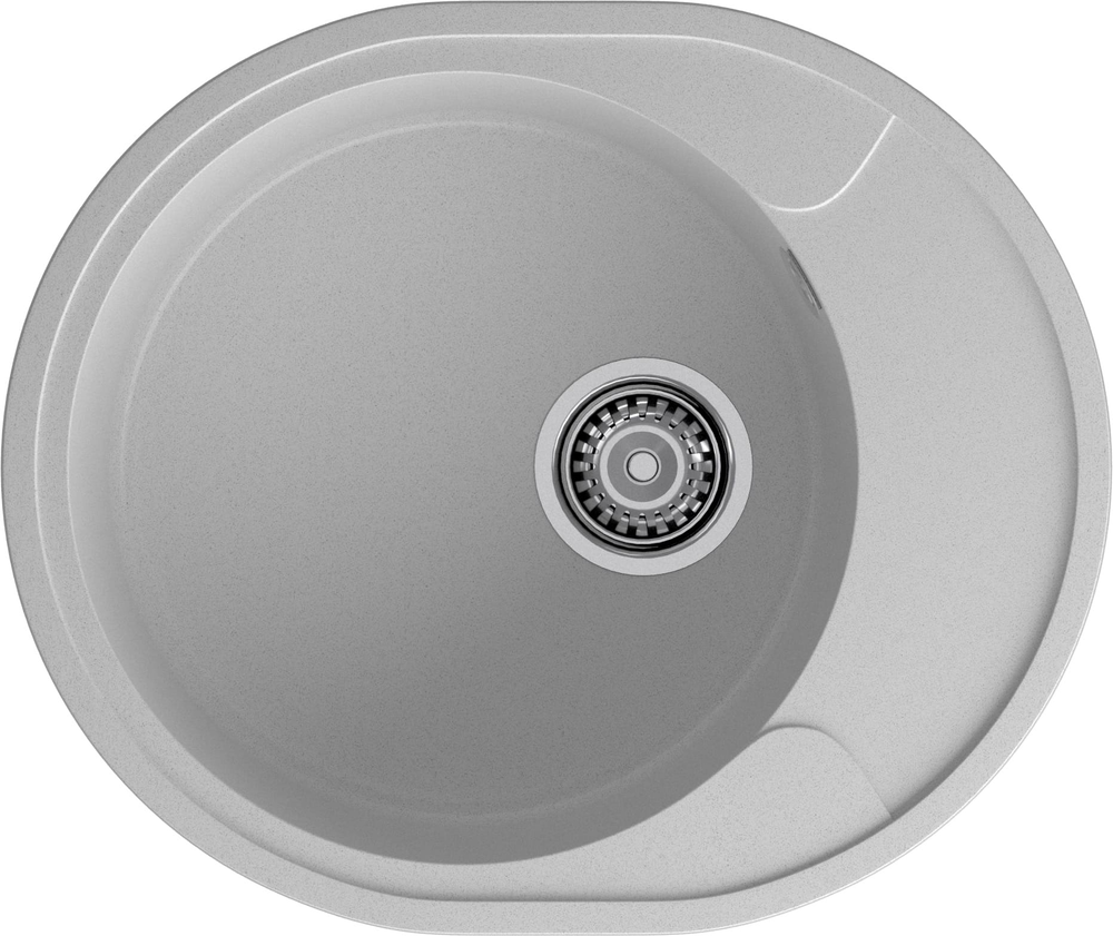 GranFest URBAN GF-UR-857L, мойка, гранит, серый