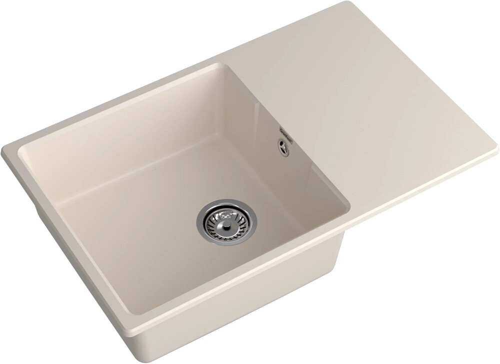 GranFest URBAN 678L, мойка, гранит, белый